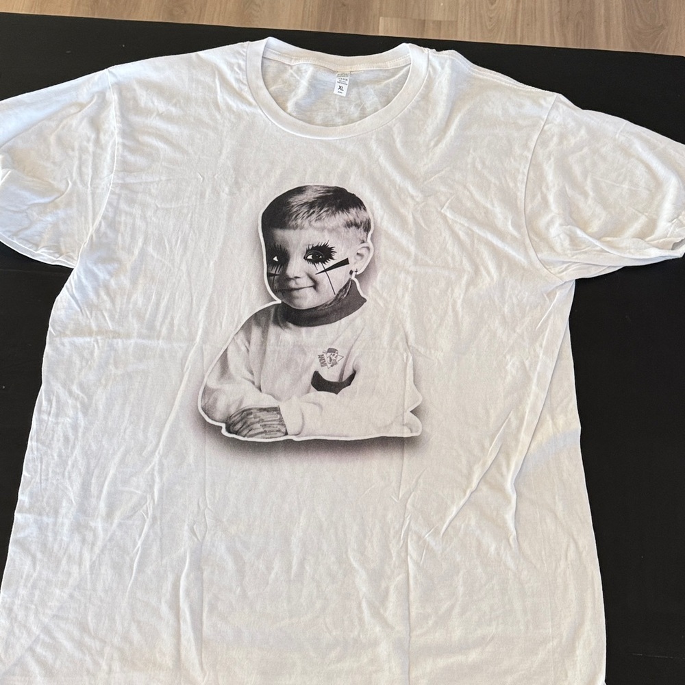 Andy Biersek White Graphic Tshirt